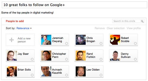 10 great folks to follow on Google+ 10 great folks to follow on Google+