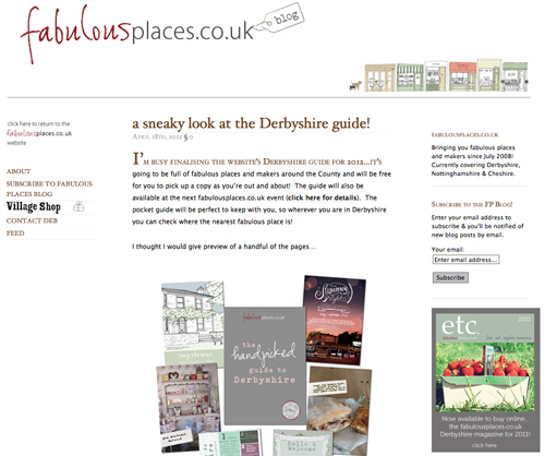 Fabulous Places blog