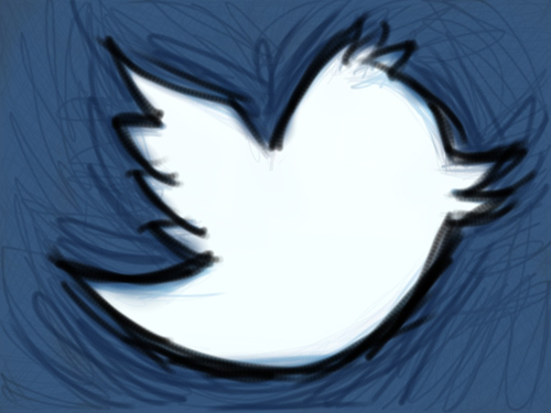 Twitter Bird Sketch by Shawn Campbell