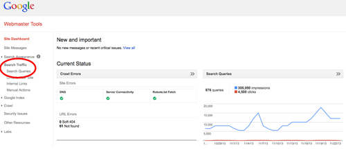 Google Webmaster Tools Google Webmaster Tools